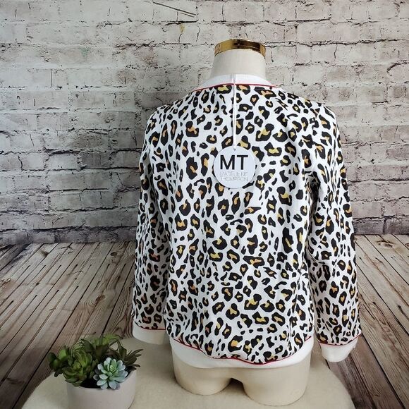 Madeline Thompson Brittany Leopard Sweatshirt - Picture 3 of 4